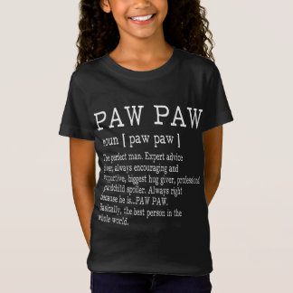 T-Shirt Paw Pw Définition Grand-père Fête des pères Cadeau