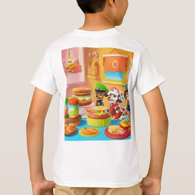T-shirt Paw-some Marmalade Fiesta pour enfants (Dos)