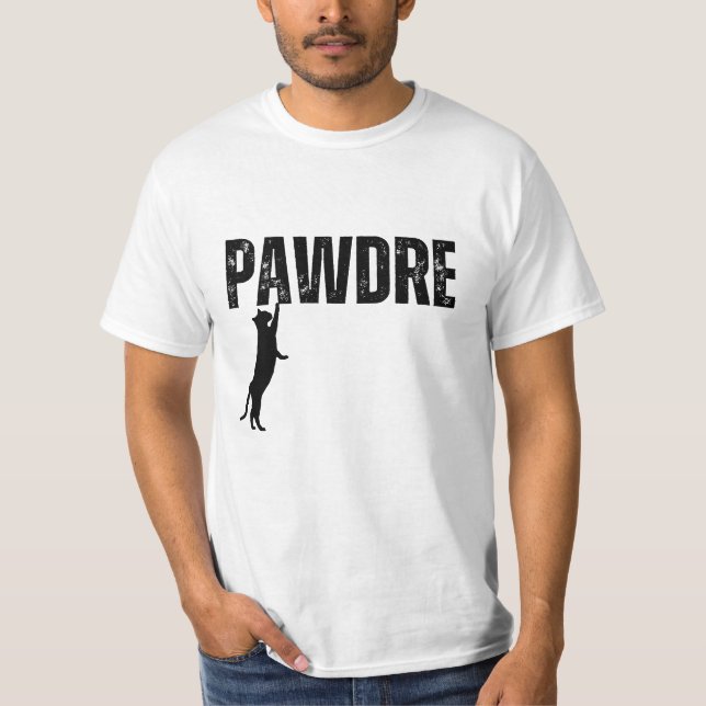 T-shirt Pawdre Funny Chat Papa (Devant)