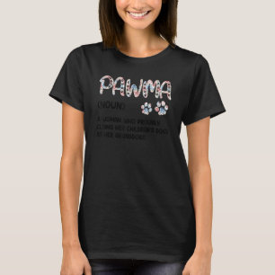 T-shirt Pawma Maman Chien Animaux Propriétaire Chien Pour 