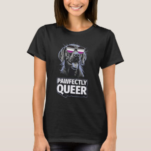 T-shirt Pawparfaitement Queer Labrador Avec Lunettes de so