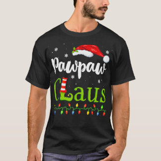 T-shirt Pawpaw Claus Famille drôle Père Noël Pyjamas Noël