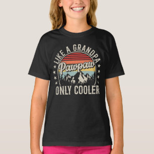 T-shirt Pawpaw comme un grand-père seulement Glacière Retr