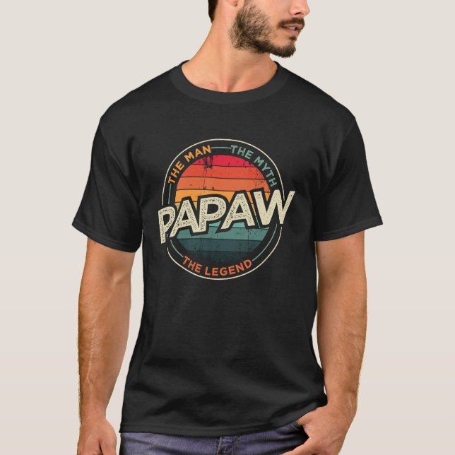 T-shirt PawPaw L'Homme Le Mythe La Légende (Devant)