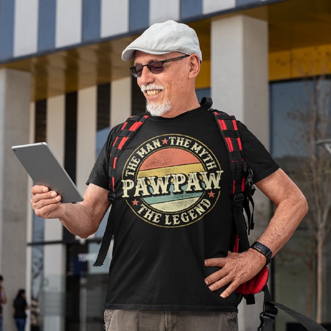 T-shirt PawPaw L'Homme Le Mythe La Légende Cadeau Grand-pè (Créateur téléchargé)