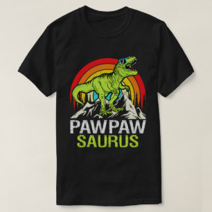 T-shirt Pawpawsaurus Dinosaur Grandpa Saurus Fête des père