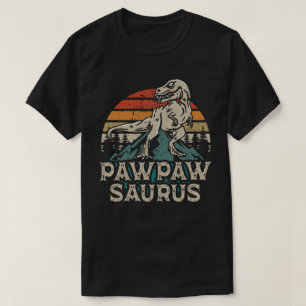 T-shirt Pawpawsaurus Dinosaur Grandpa Saurus Fête des père