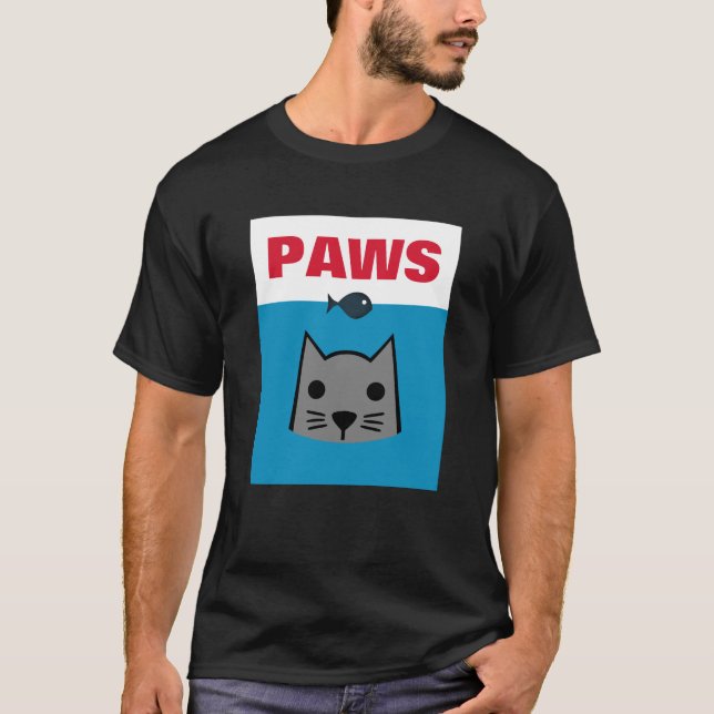 T-shirt Paws, Chat (Devant)