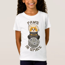 Paws dans l'espace Cat Astronaut Animal cosmique