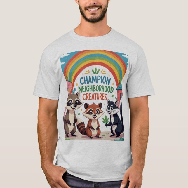 T-shirt Paws et lois locales (Devant)