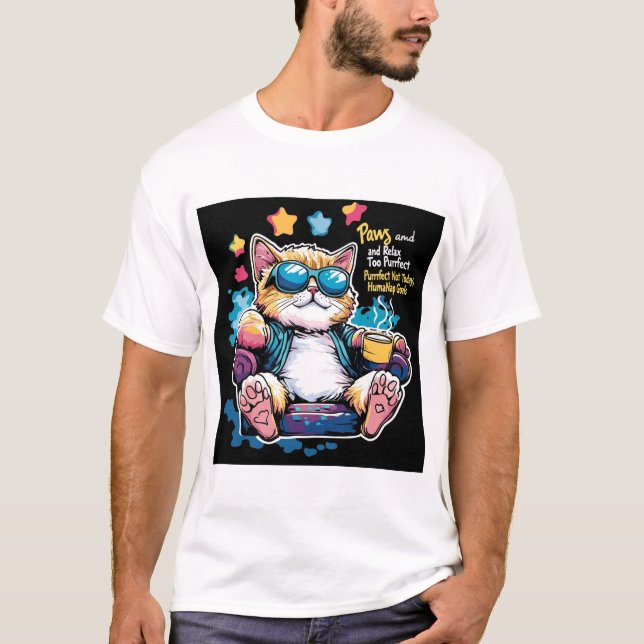 T-shirt Paws et Relax Tee v3 (Devant)