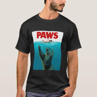T-shirt Paws Ferret Shark Parody Funny Ferret Propriétaire