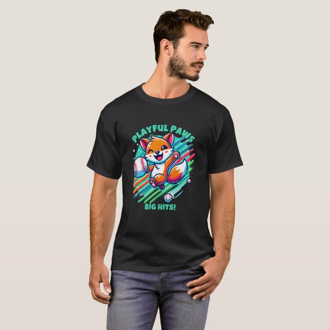 T-shirt Paws Joueuses : Big Hits Edition (Devant entier)