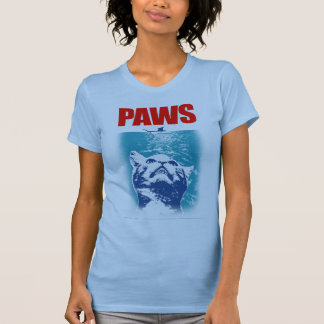 T-shirt PAWS ! Le chat vicieux d'en-dessous