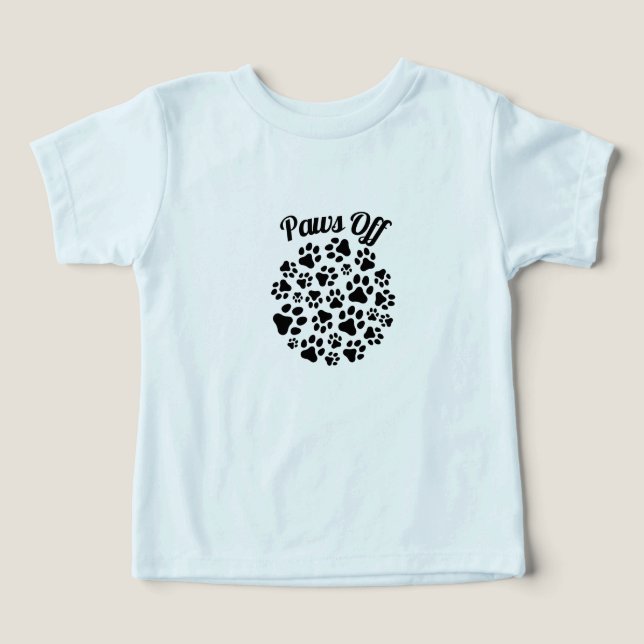T-shirt Paws Off Chat – Tee-shirt à l'attitude de  (Design Recto)