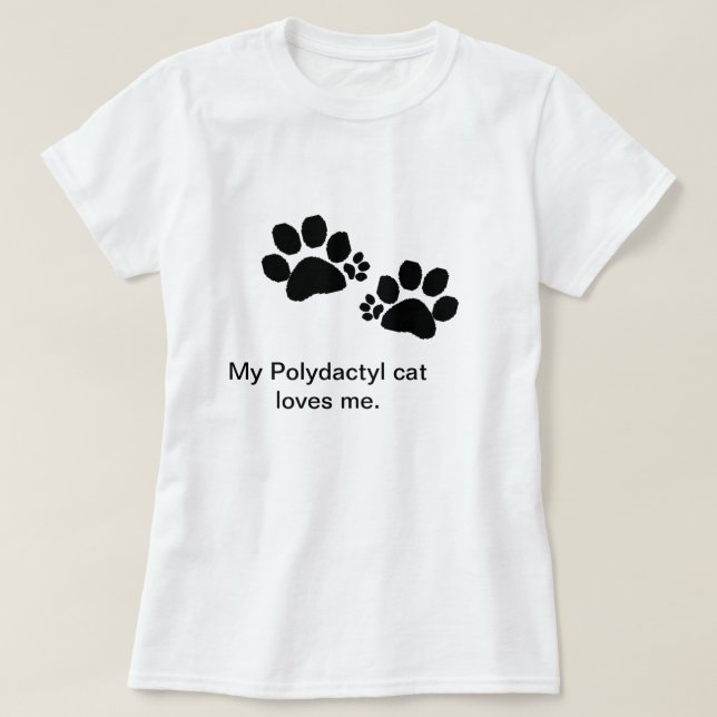 T-shirt - Paws polydactyles (Design devant)