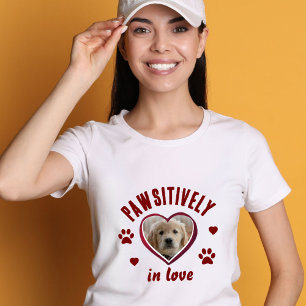 T-shirt Pawsitly in Love Paw Heart Dog Photo