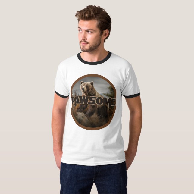 T-shirt Pawsome (Devant entier)