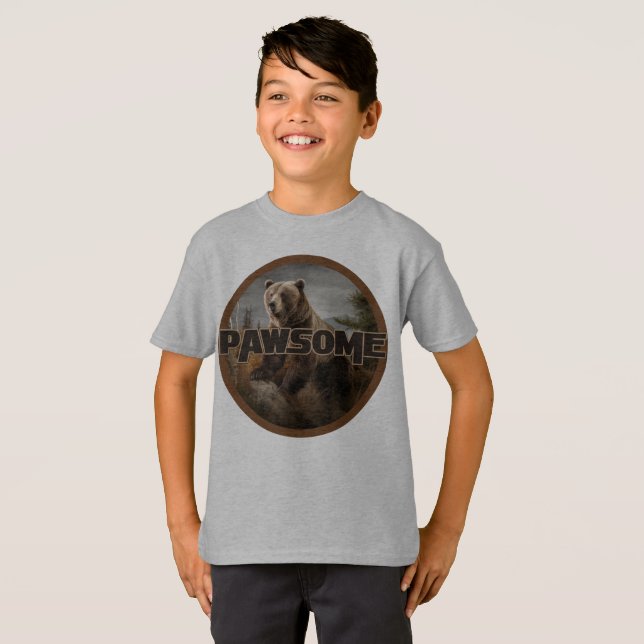 T-shirt Pawsome (Devant entier)