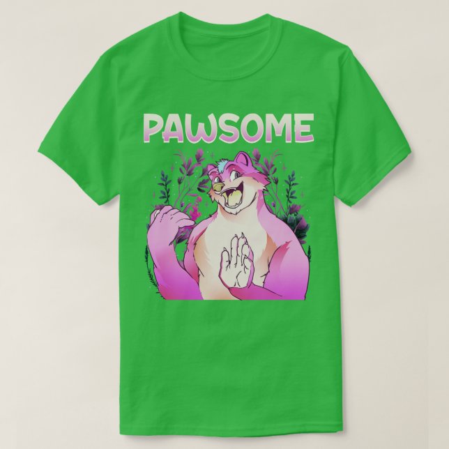 T-shirt Pawsome I Fandom Cospaly 11 (Design devant)