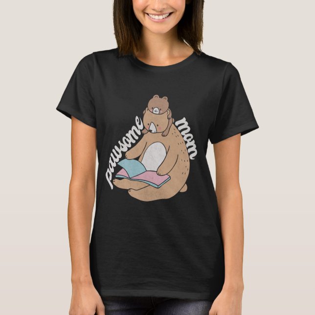 T-shirt Pawsome Maman (Devant)