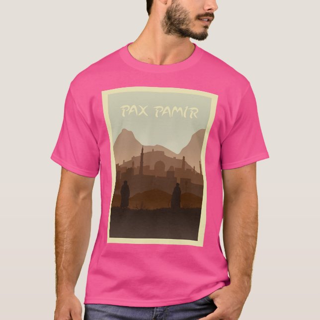 T-shirt Pax Pamir - Jeux de société - Poster de voyage min (Devant)