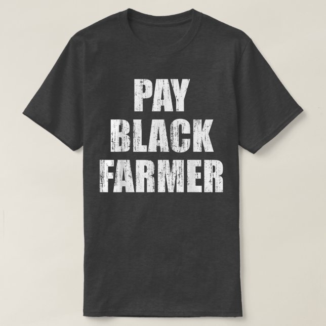 T-shirt Pay black farmer  (Design devant)