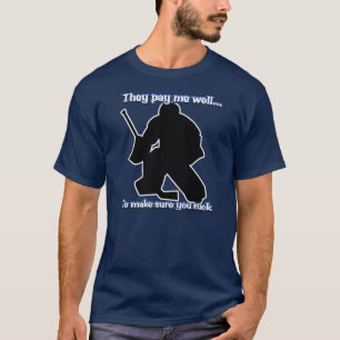 T-shirt payé bon de gardien de but