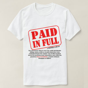 T-SHIRT PAYÉ ENTIÈREMENT