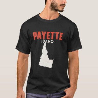 T-shirt Payette Idaho USA State America Travel Idahoan