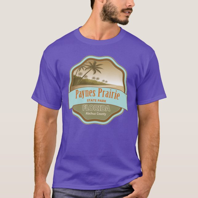 T-shirt Paynes Prairie Preserve State Park Alachua County  (Devant)