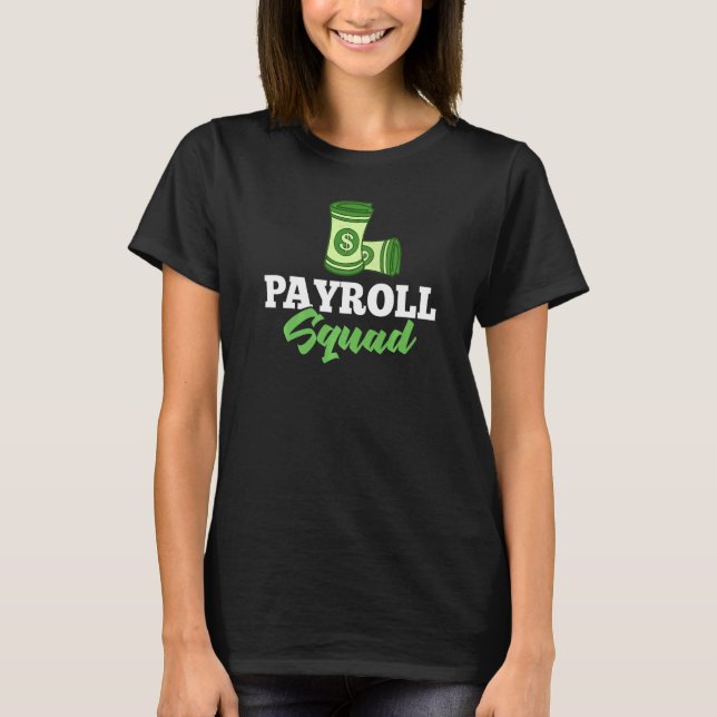 T-shirt Payroll Manager Specialist Calculator Employee Acc (Devant)