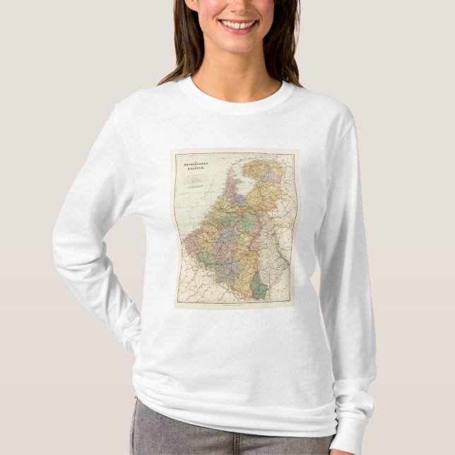 T-shirt Pays-Bas, Belgique 2 (Devant)