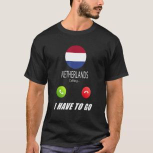 T-shirt Pays-Bas Drapeau Souvenir Pays-Bas Appelle I