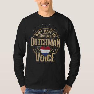 T-shirt Pays-Bas Drapeau Souvenirs pour Hollandais Hommes