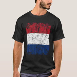 T-shirt PAYS-BAS Drapeau Vintage Hommes Femmes Enfants PAY