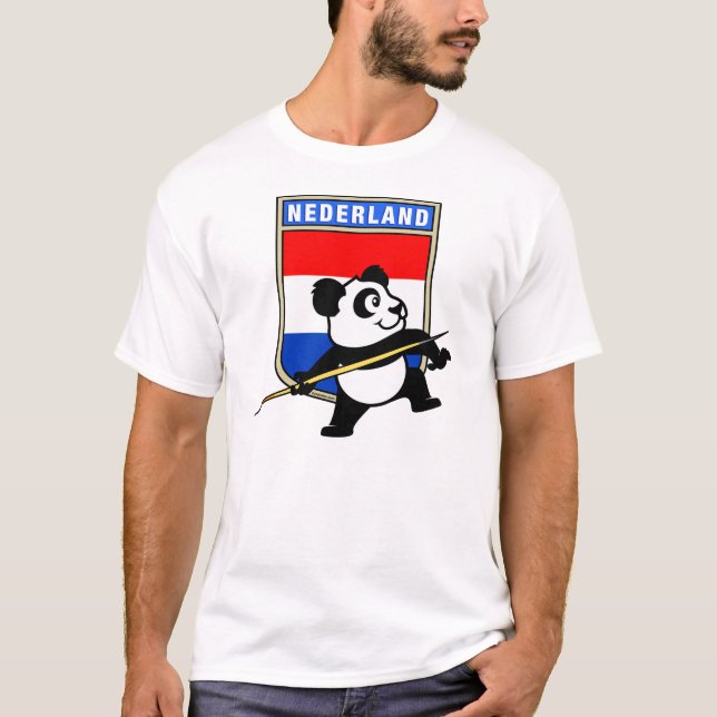 T-shirt Pays-Bas Javelin Panda (Devant)
