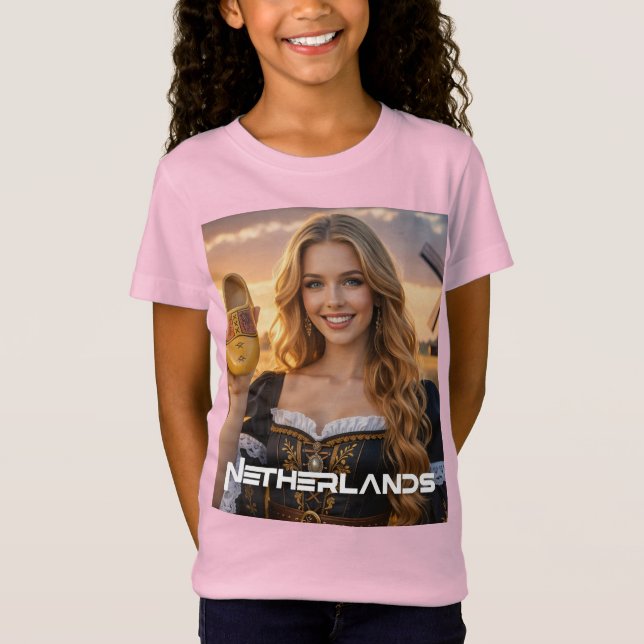 T-Shirt PAYS-BAS - NÉERLANDAIS (Devant)