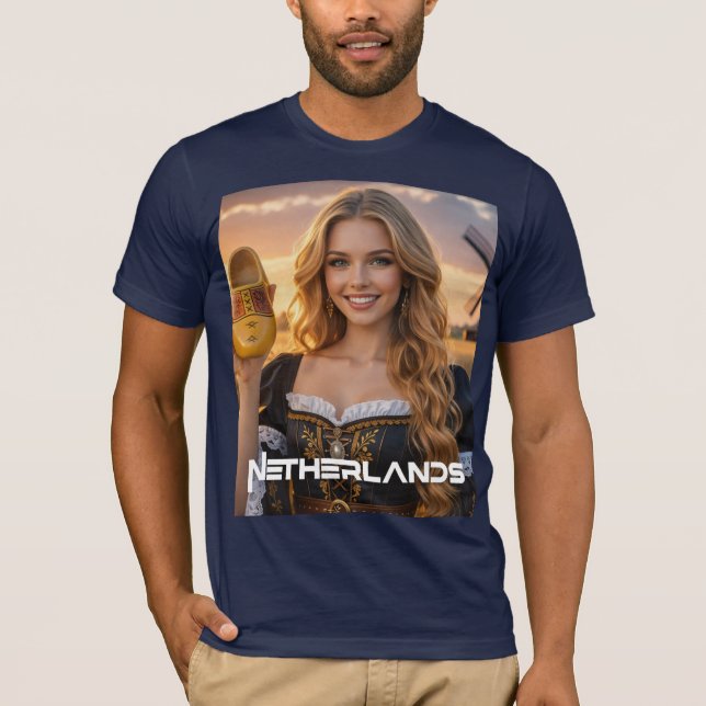 T-SHIRT PAYS-BAS - NÉERLANDAIS (Devant)