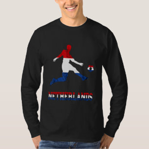 T-shirt Pays-Bas Néerlandais Football Hollande Fierté Néer
