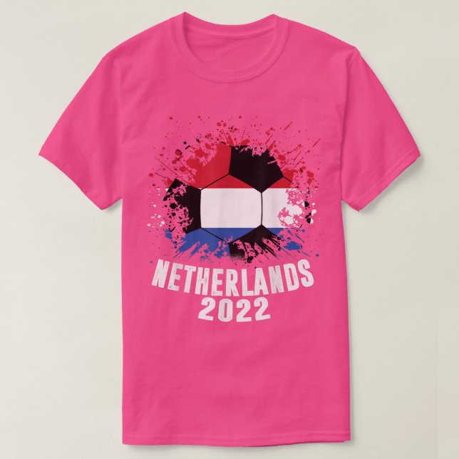 T-shirt Pays-Bas Soccer 2022 Holland Flag Soccer (Design devant)