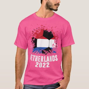 T-shirt Pays-Bas Soccer 2022 Holland Flag Soccer