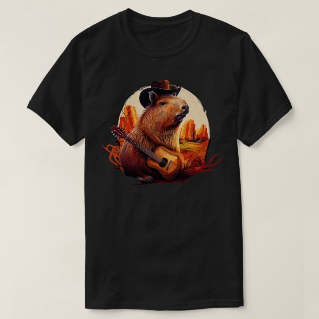 T-shirt Pays Capybara 5 (Design devant)