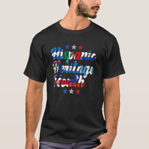 T-shirt Pays d'Amérique latine Patrimoine hispanique natio