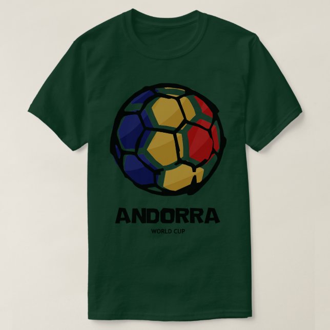 T-shirt Pays d'Andorre (Design devant)