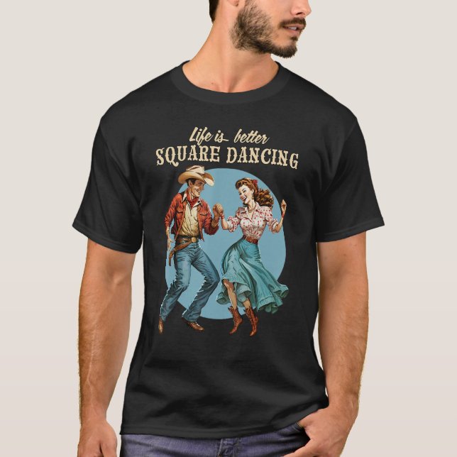 T-shirt Pays Danse carré Danse occidentale (Devant)