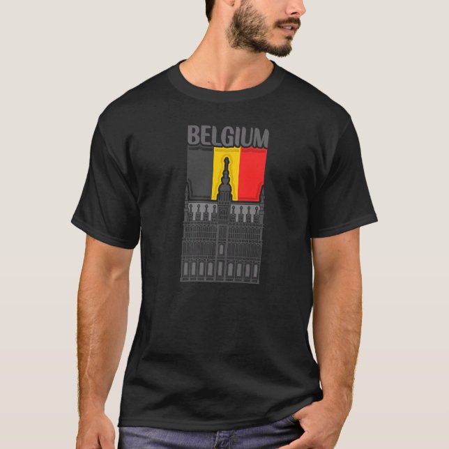 T-shirt Pays de Belgique (Devant)