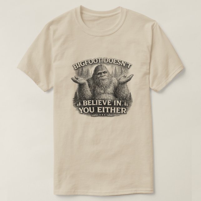 T-shirt Pays de Bigfoot (Design devant)