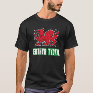 T-shirt Pays de Galles Ascendance Dragon Gallois Cymru Dra