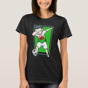 T-shirt Pays de Galles Dabbing Soccer Boy Cymru Country Pr